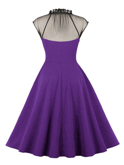 Vestido De Mujer 50s Morado