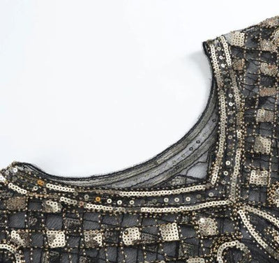 Mantón De Gatsby Dorado