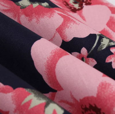 Vestido Vintage 1950s Rosas Rojas