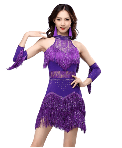 Vestido Charleston Con Flecos