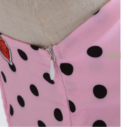 Vestido Vintage De Lunares