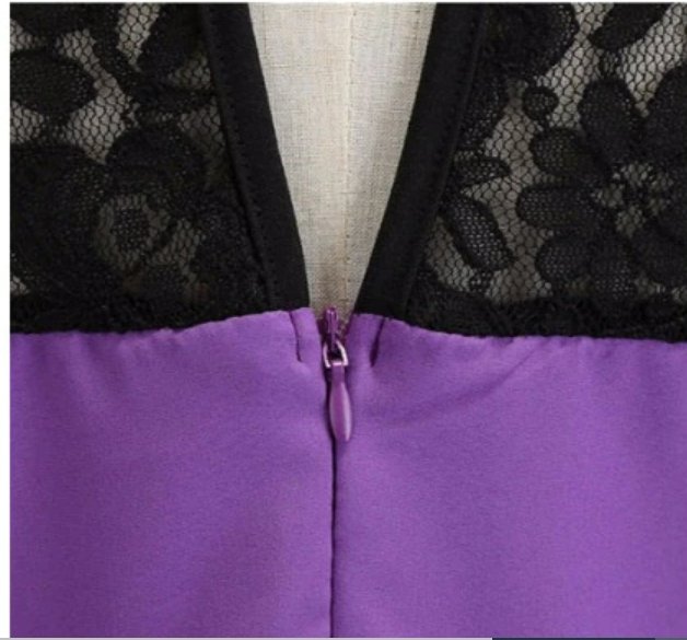 Vestido 50s Flare Morado