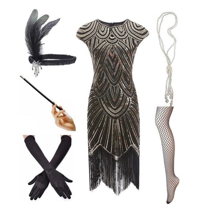 Vestido 20s Paris Oro