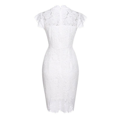 Vestido De Novia De Encaje De Los Años 60