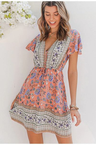Vestido Hippie Chic Vintage