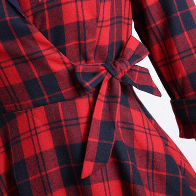 Vestido Vintage De Invierno De Algodón