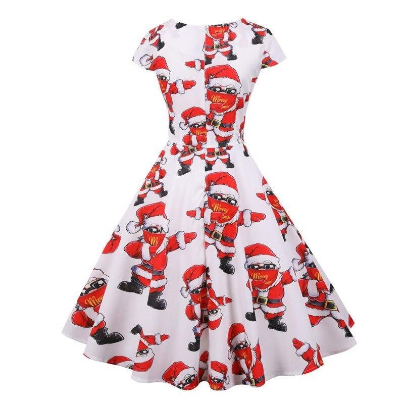 Vestido De Navidad De Los Años 50