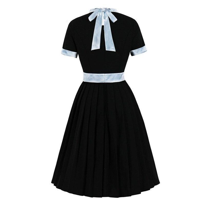 Vestido Vintage Negro Plateado