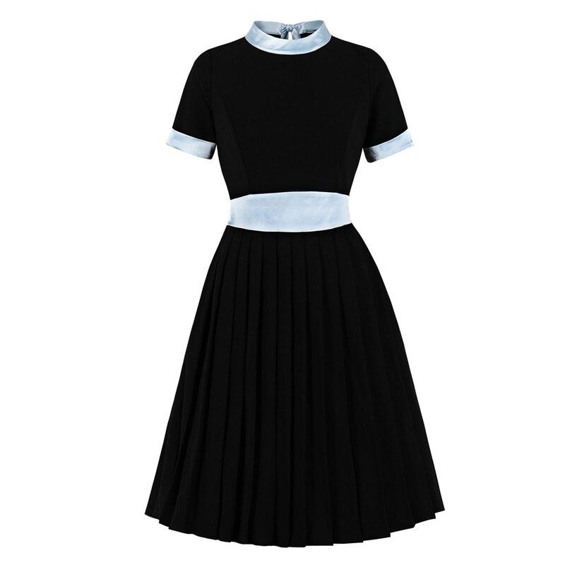 Vestido Vintage Negro Plateado
