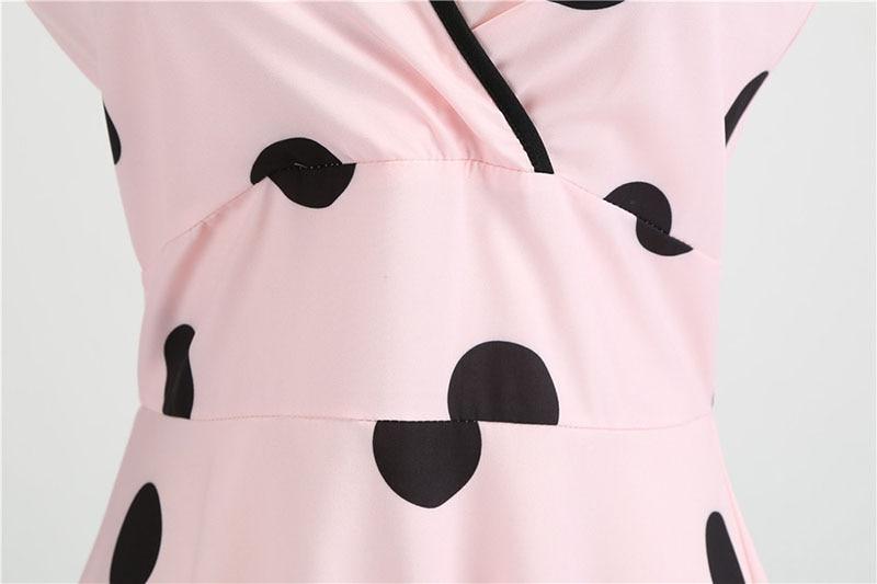 Vestido 50s Escote V