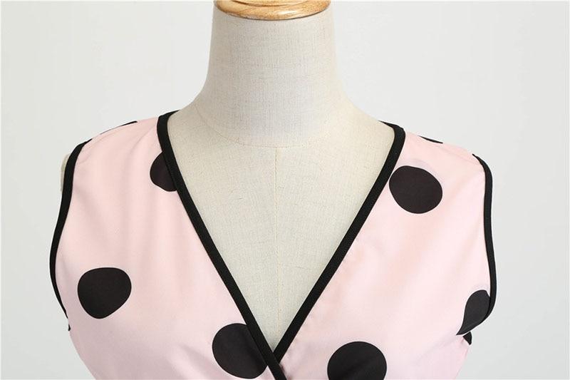 Vestido 50s Escote V