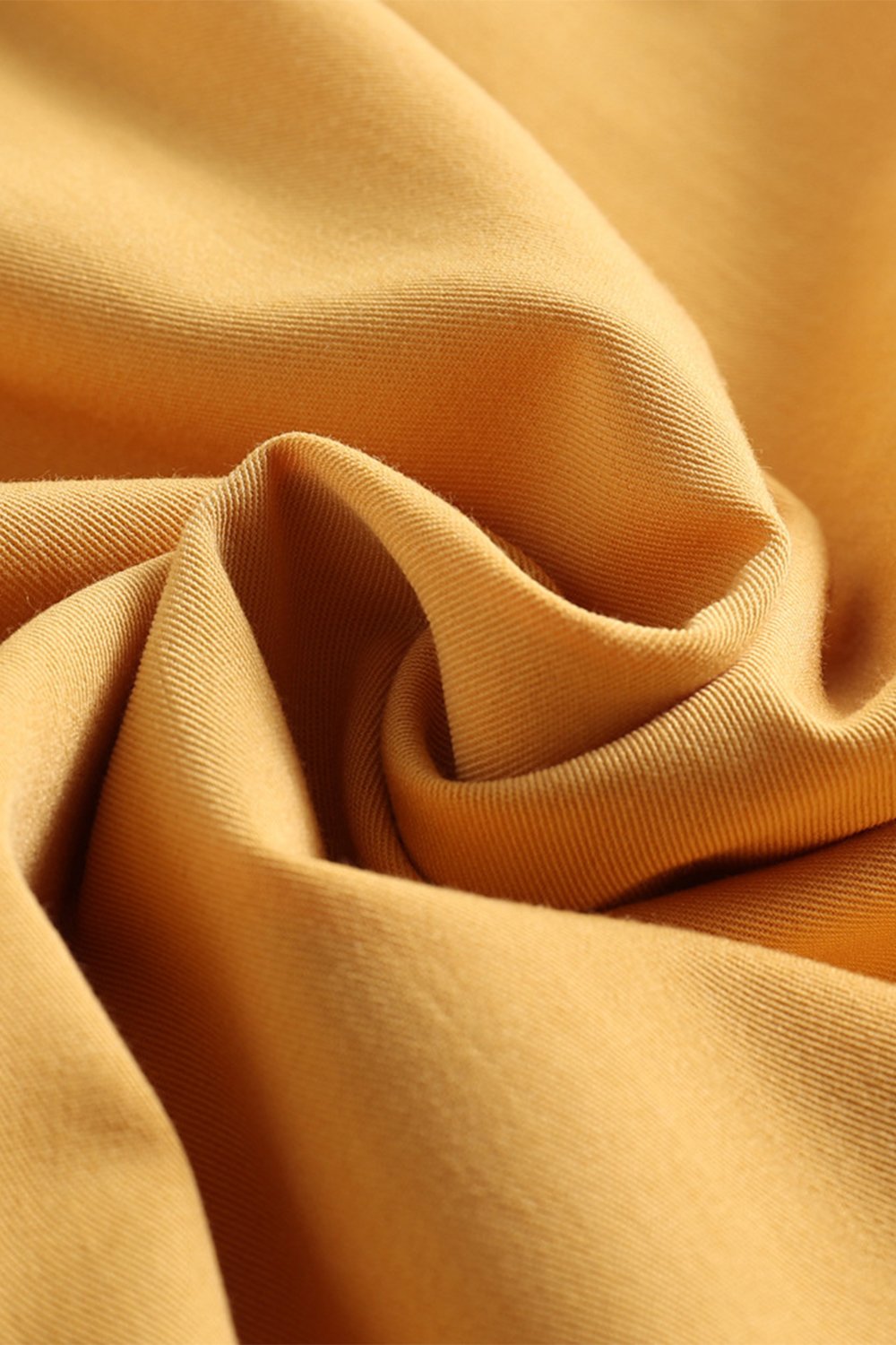 Vestido Midi Vintage 1950s Amarillo