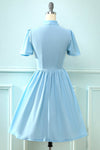 Vestido Vintage 50s Azul