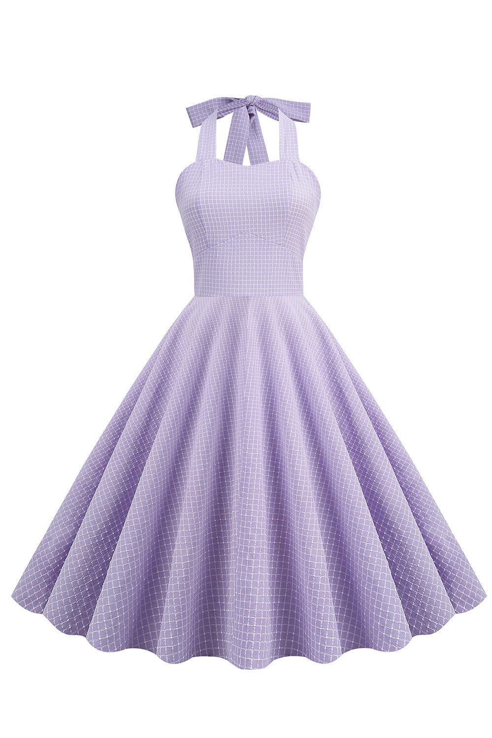 Vestido Vintage Lunares Morado