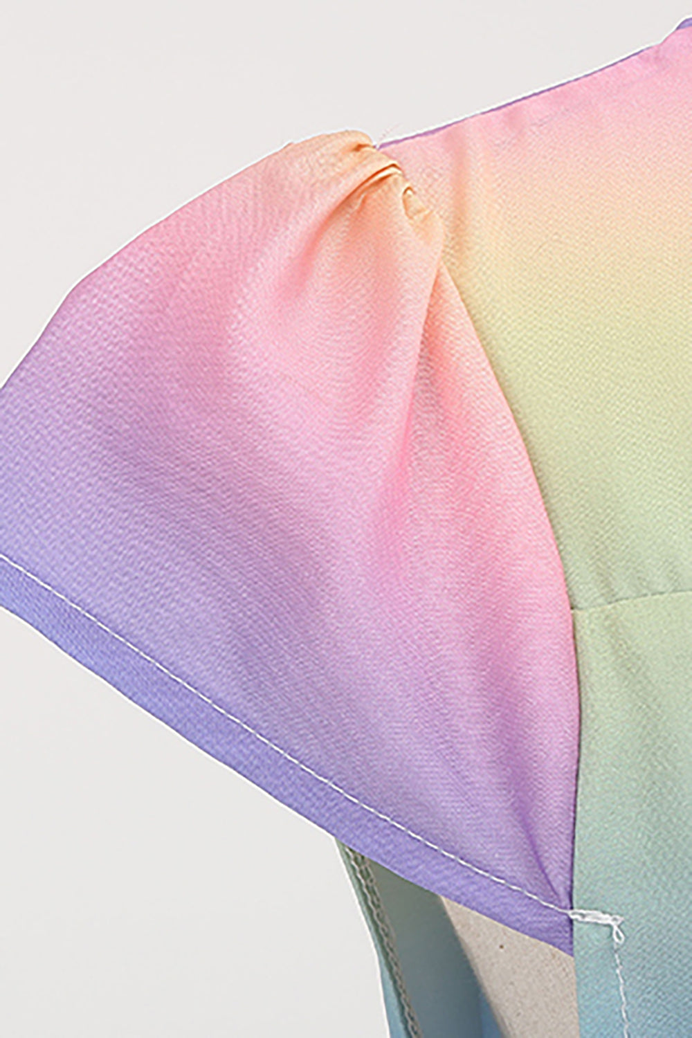 Vestido Arcoiris Estilo Años 50 Vintage