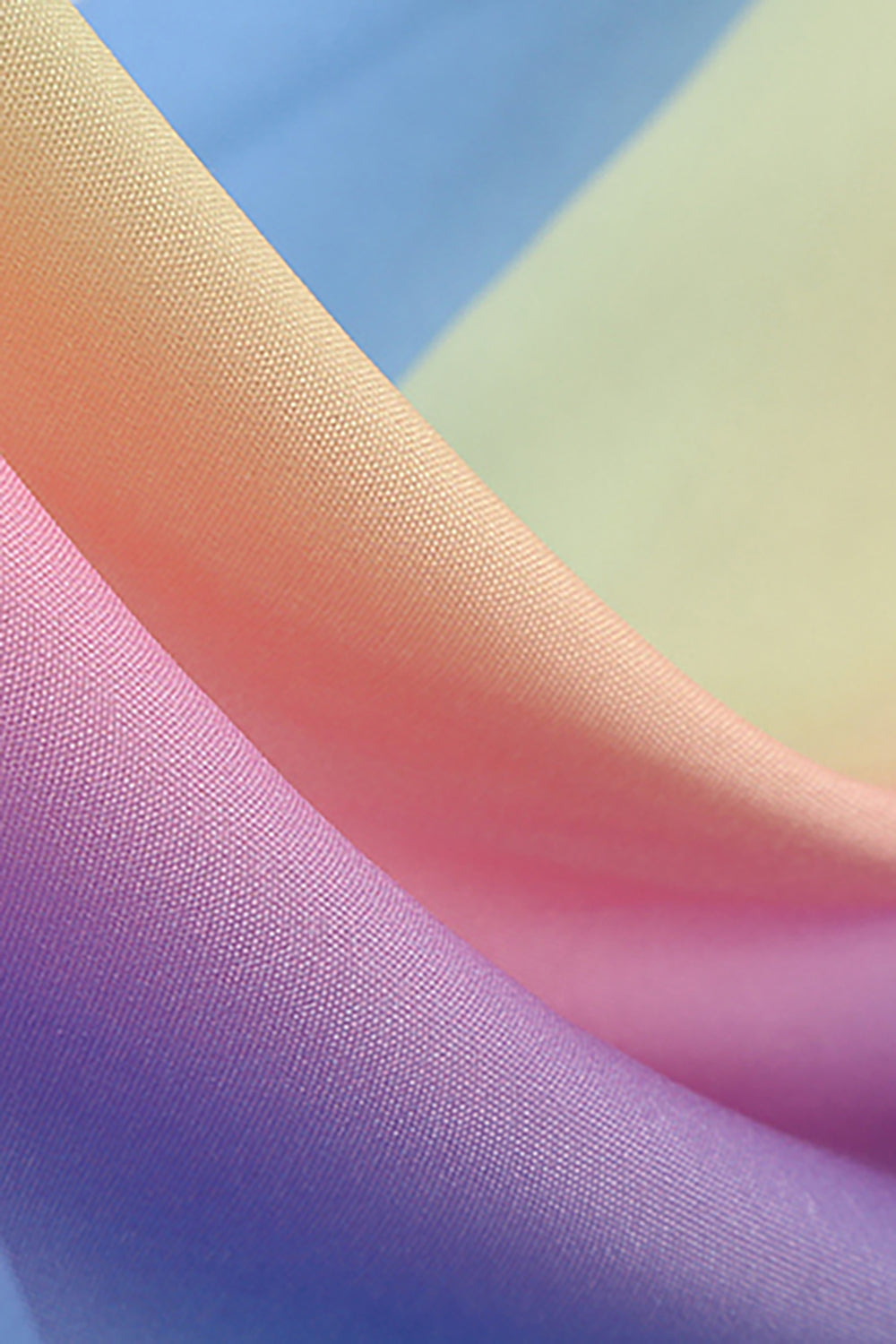 Vestido Arcoiris Estilo Años 50 Vintage