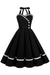 Vestido Pin Up Vintage 50s Escote V