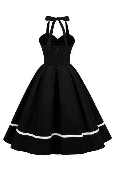 Vestido Pin Up Vintage 50s Escote V