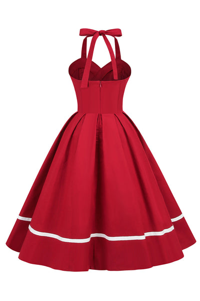 Vestido Pin Up Vintage 50s Escote V