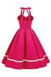 Vestido Pin Up Vintage 50s Escote V