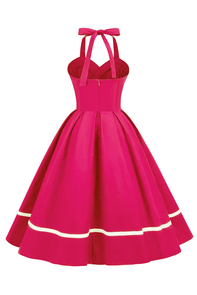 Vestido Pin Up Vintage 50s Escote V