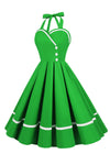 Vestido Pin Up Vintage 50s Escote V