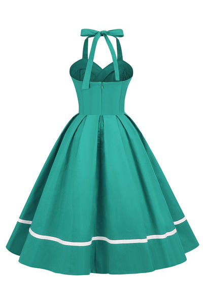 Vestido Pin Up Vintage 50s Escote V