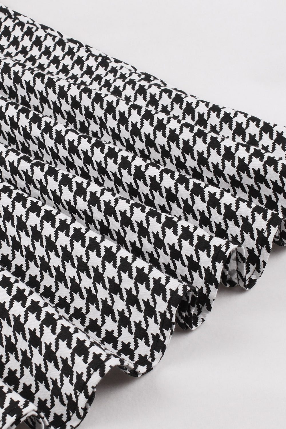 Vestido Swing Negro A Cuadros 50s