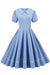 Vestido Estilo Vintage Con Mangas Cortas