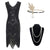 Vestido 20s Gatsby Negro