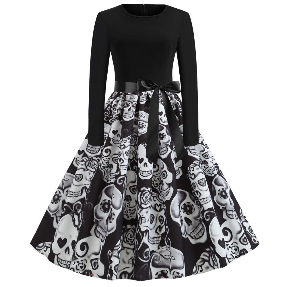 Vestido Rockabilly Espíritu De Halloween