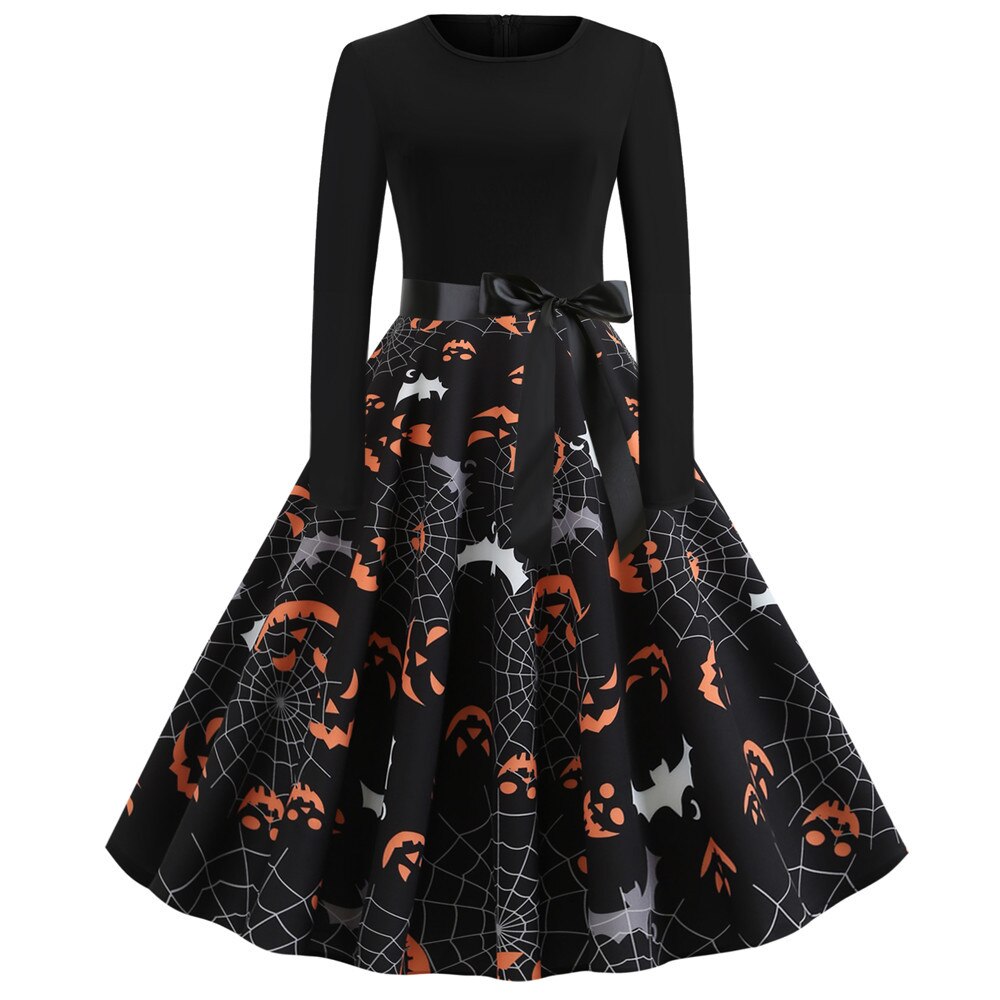 Vestido Rockabilly Espíritu De Halloween