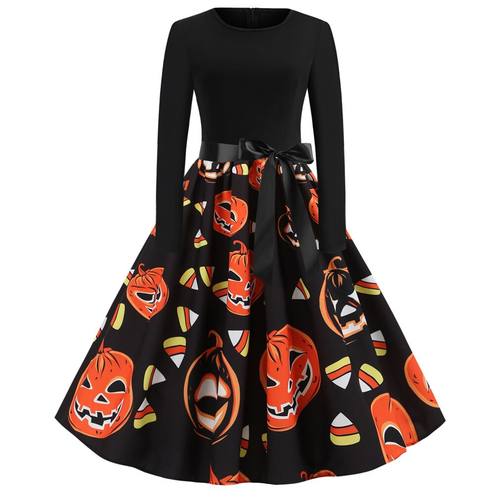 Vestido Rockabilly Espíritu De Halloween
