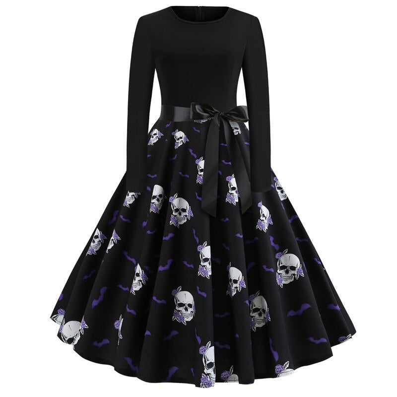 Vestido Rockabilly Espíritu De Halloween