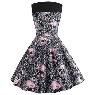 Vestido Rockabilly Calavera