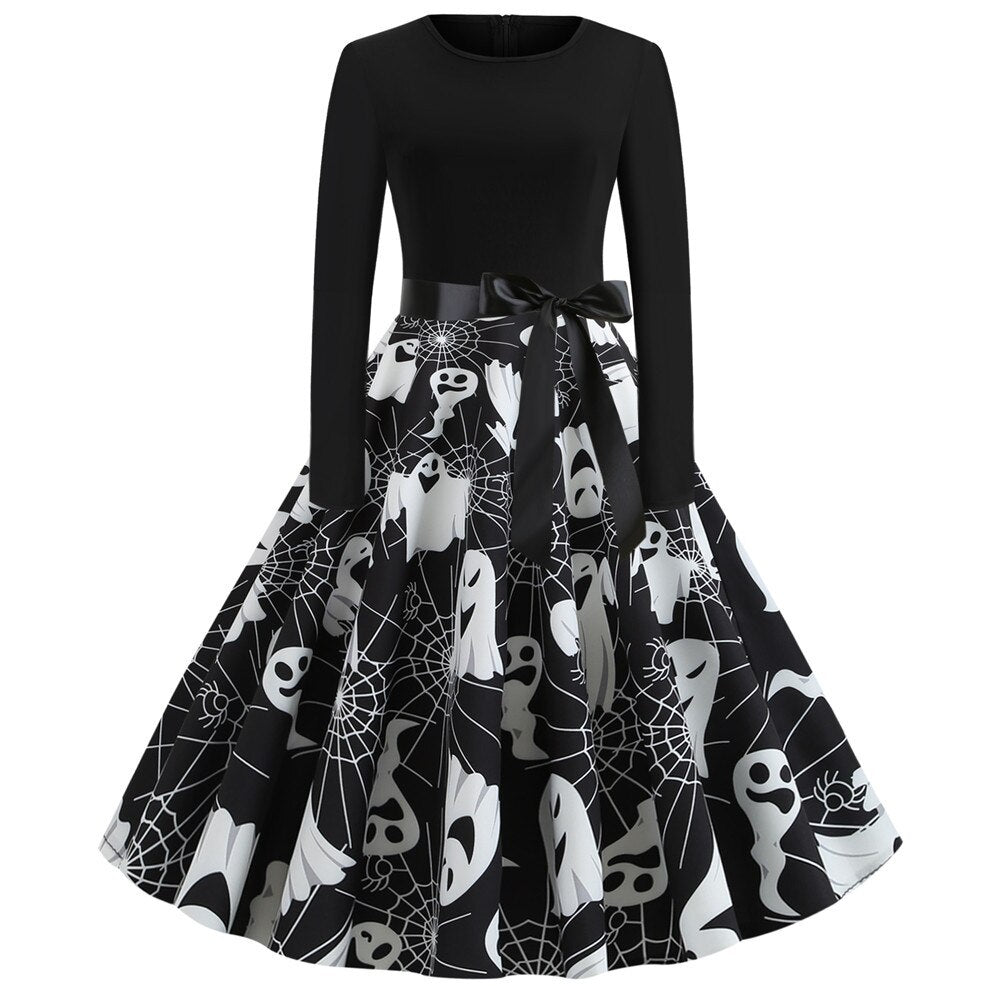Vestido Rockabilly Espíritu De Halloween