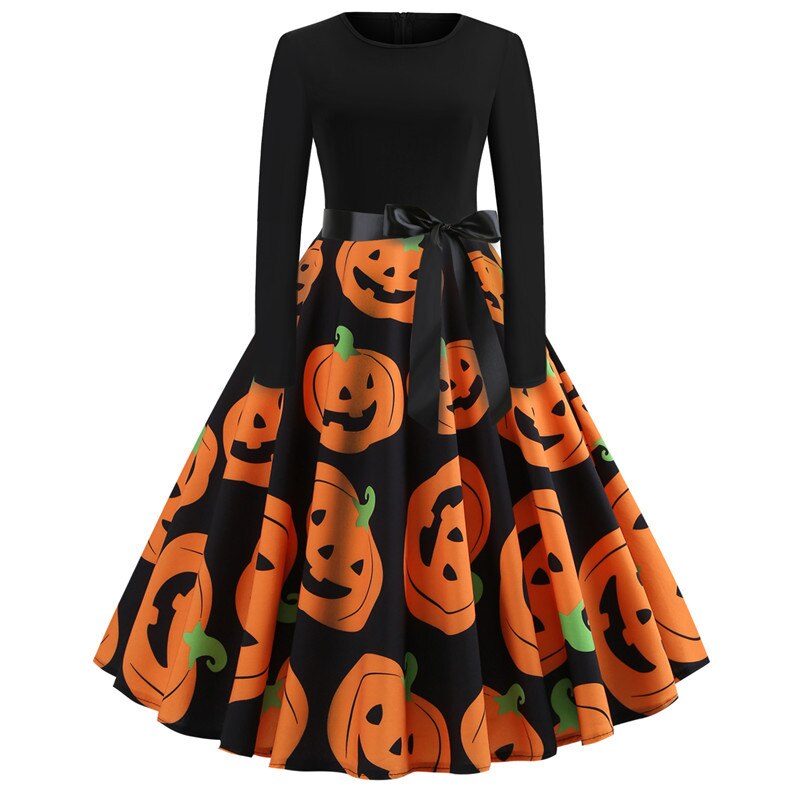Vestido Rockabilly Espíritu De Halloween