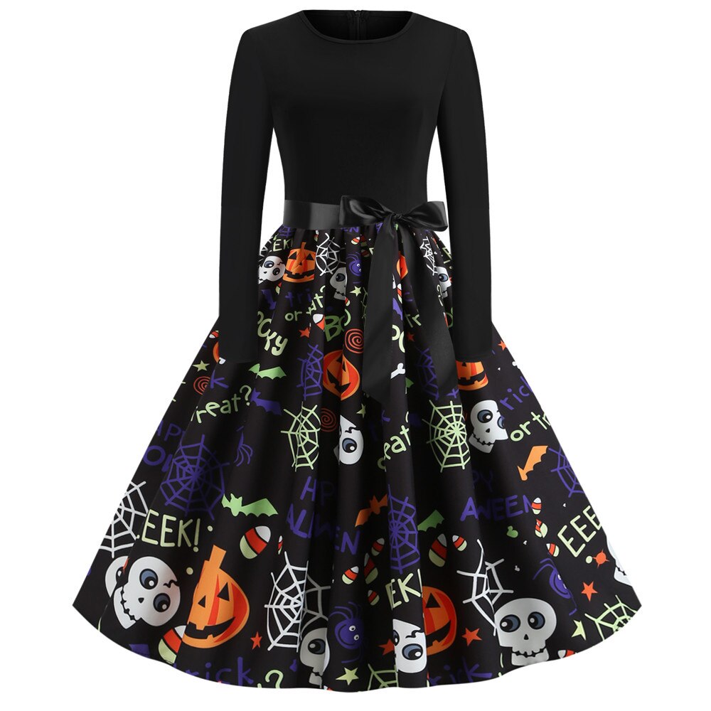Vestido Rockabilly Espíritu De Halloween