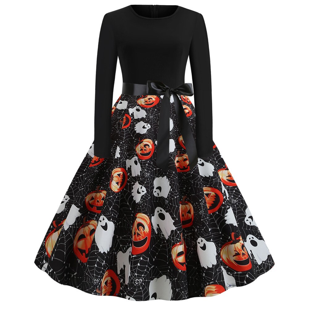 Vestido Rockabilly Espíritu De Halloween