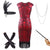 Vestido 20s Talle Caído Rojo