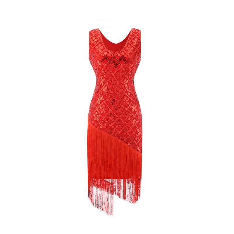 Vestido Charleston 20s - Rojo