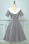 Vestido Swing Vintage 50s Cuadros