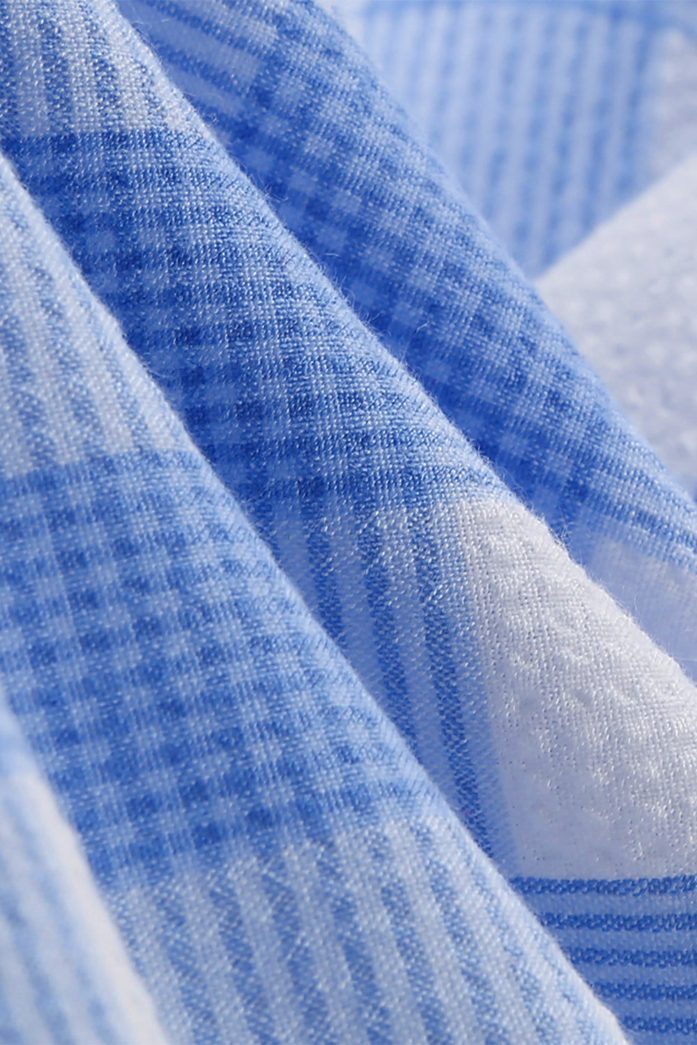 Vestido Retro Sin Espalda A Cuadros De Mujer