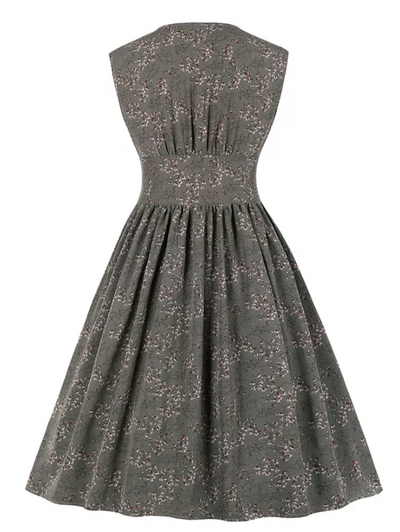 Vestido Vintage 50 Gris