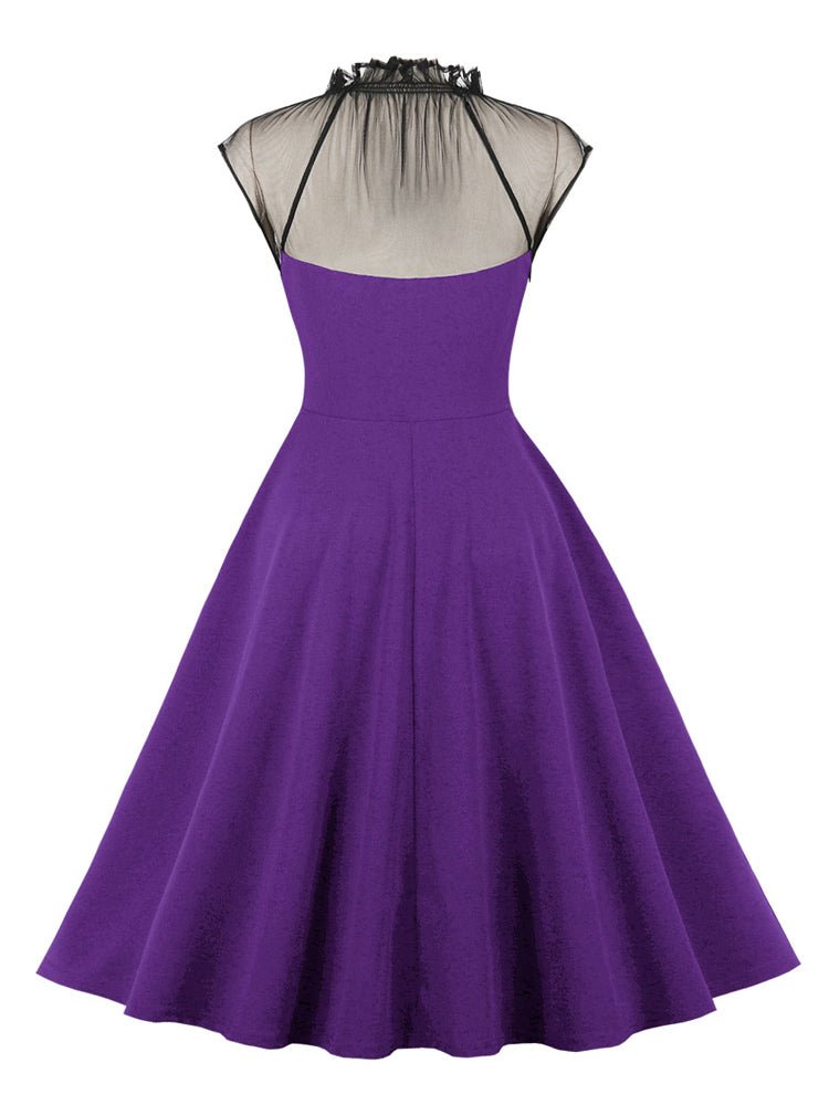 Vestido De Mujer 50s Morado