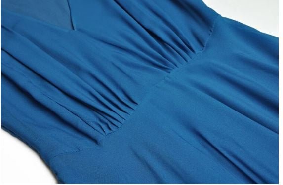 Vestido Azul Vintage 40s