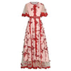 Vestido Floral Vintage Años 40