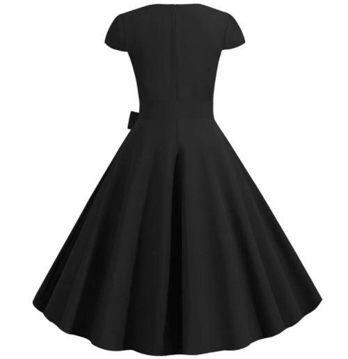 Vestido Vintage 50s Negro