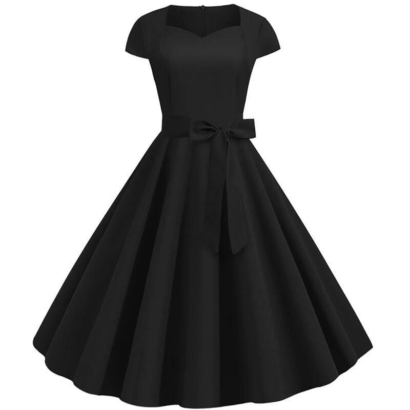 Vestido Vintage 50s Negro