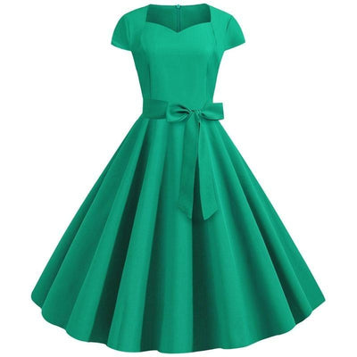 Vestido Vintage 50s Verde